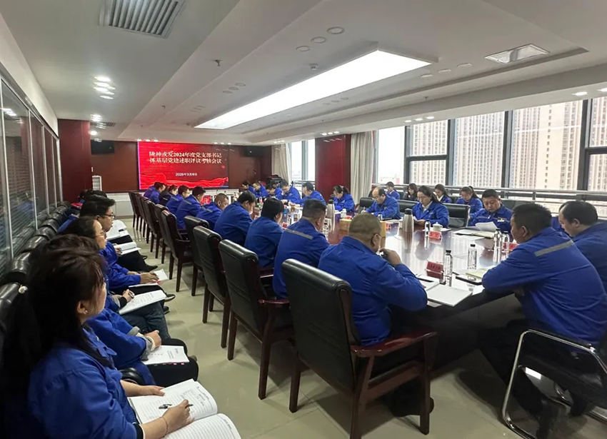 陇神戎发召开2024年度党支部书记抓基层党建工作述职评议会